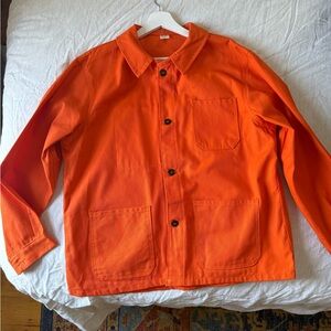 Men's Orange workwear fashion Jacket